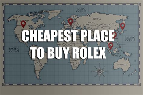 cheapest place to buy rolex.